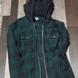 Plaid flannel jacket